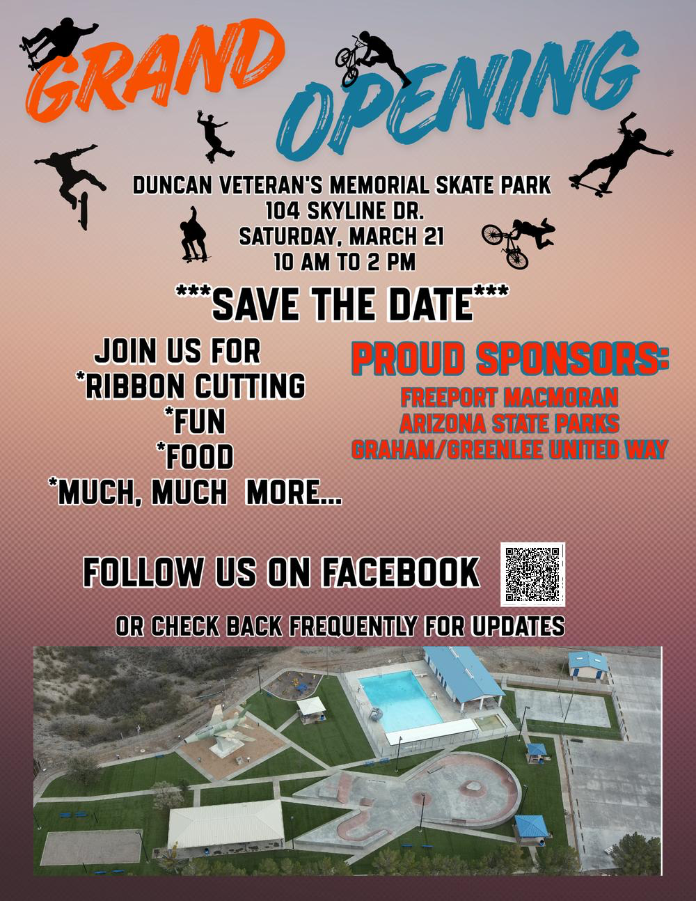 Duncan Veteran's Memorial Skate park Grand Opening