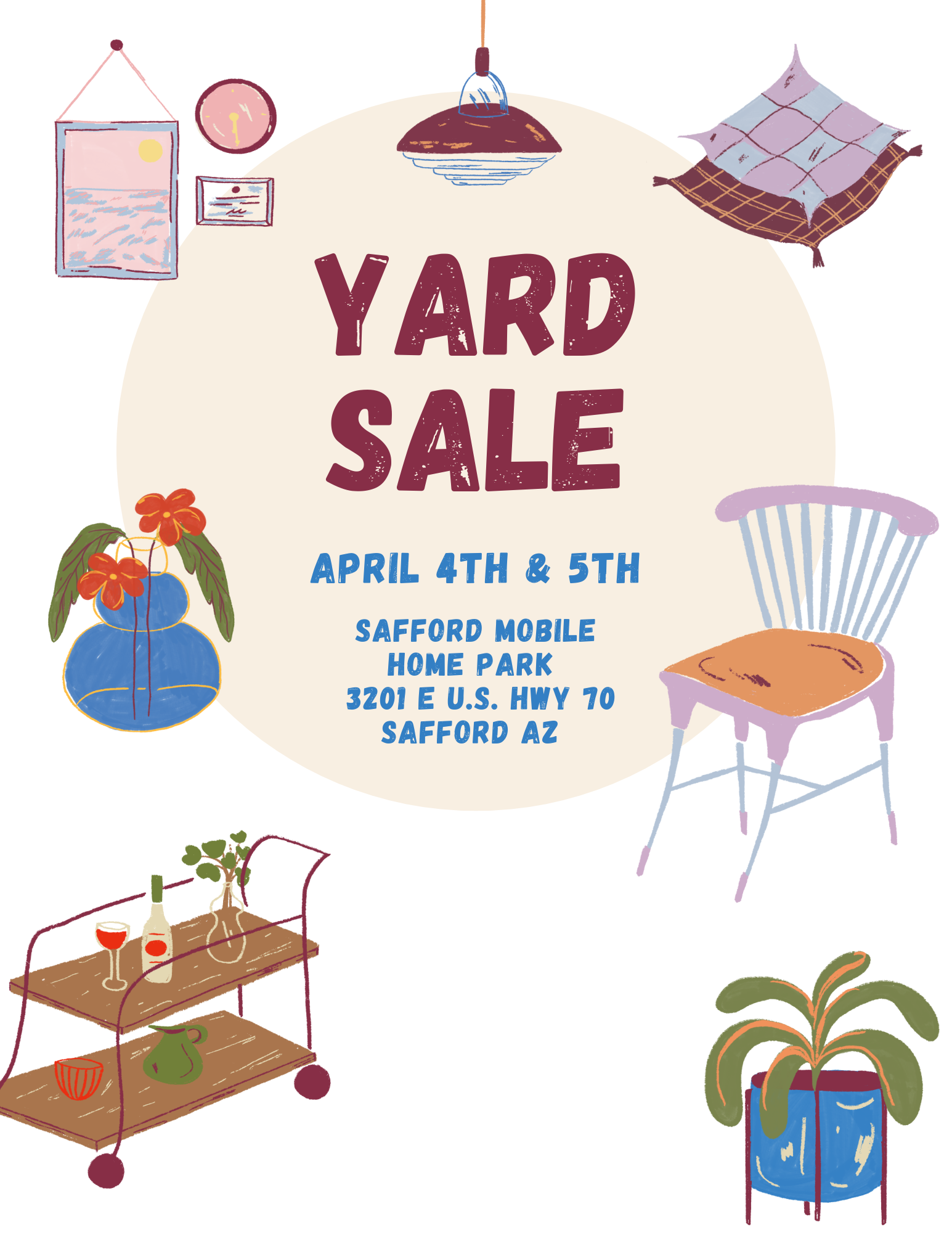 Safford Ranch and Mobile Home Park Yard Sale
