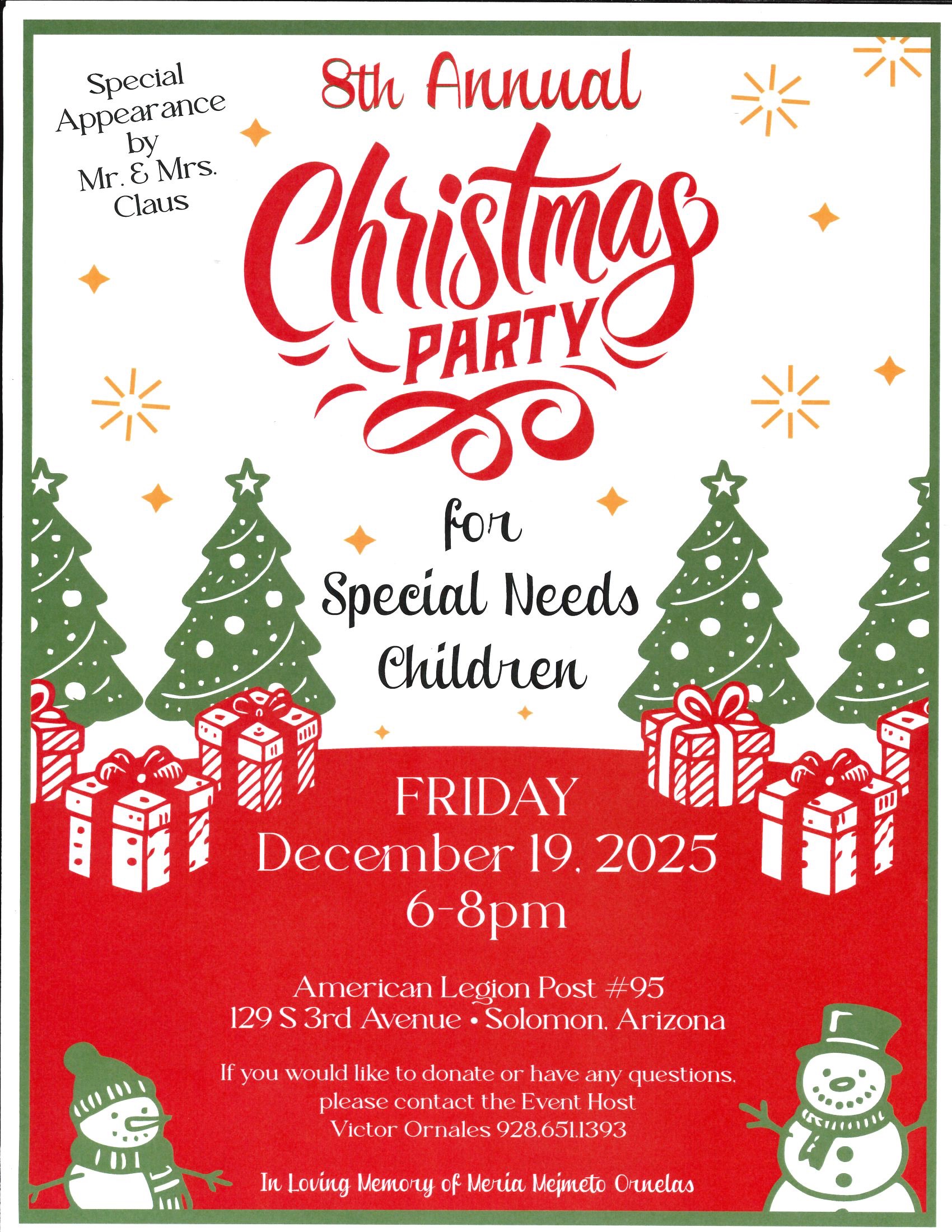 8th Annual Christmas Party for Special Needs Kids