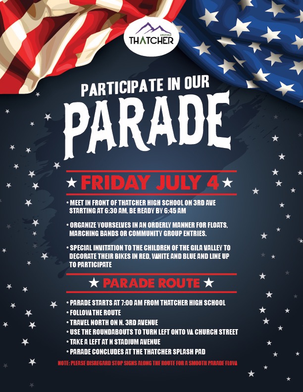 Thatcher 4th of July Parade