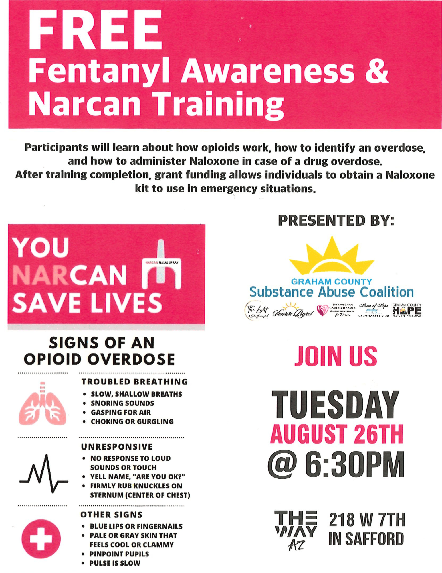 Fentanyl Awareness and Narcan Training