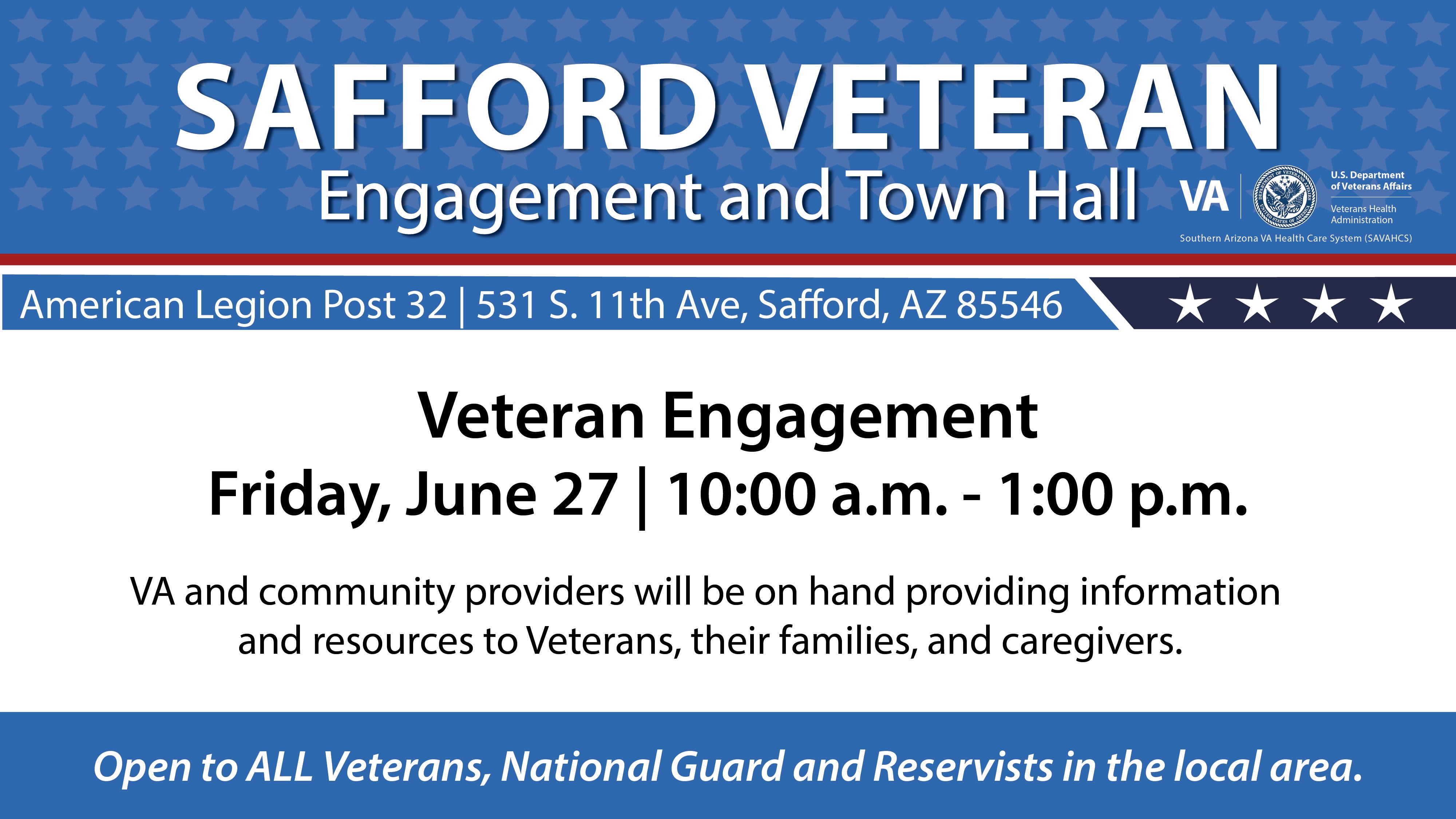 Safford Veteran Engagement and Town Hall