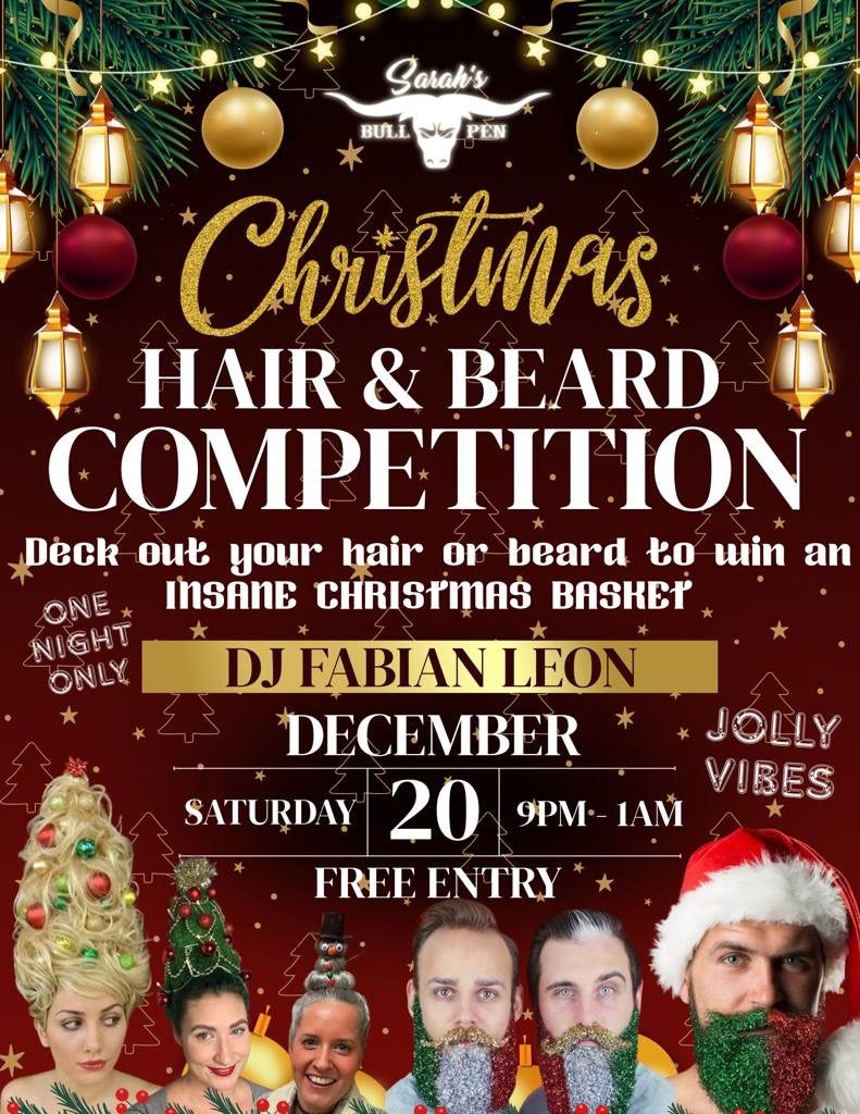 Christmas Hair & Beard Competition