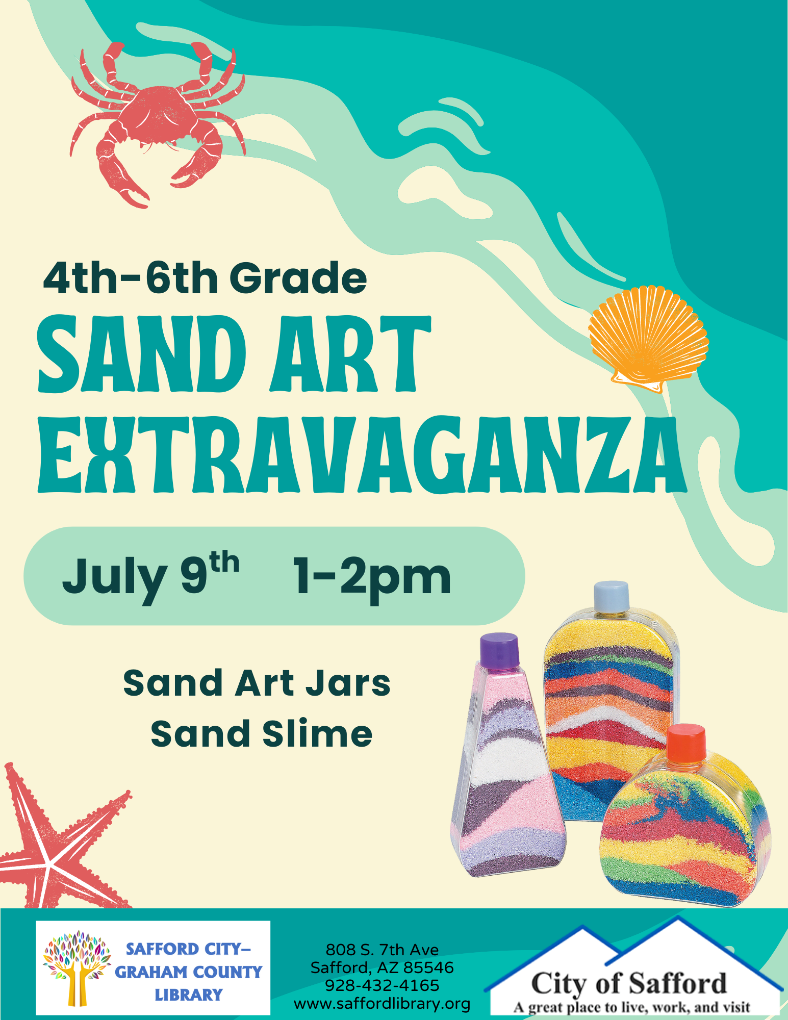 Sand Art Extravaganza (4th-6th Grade Program)