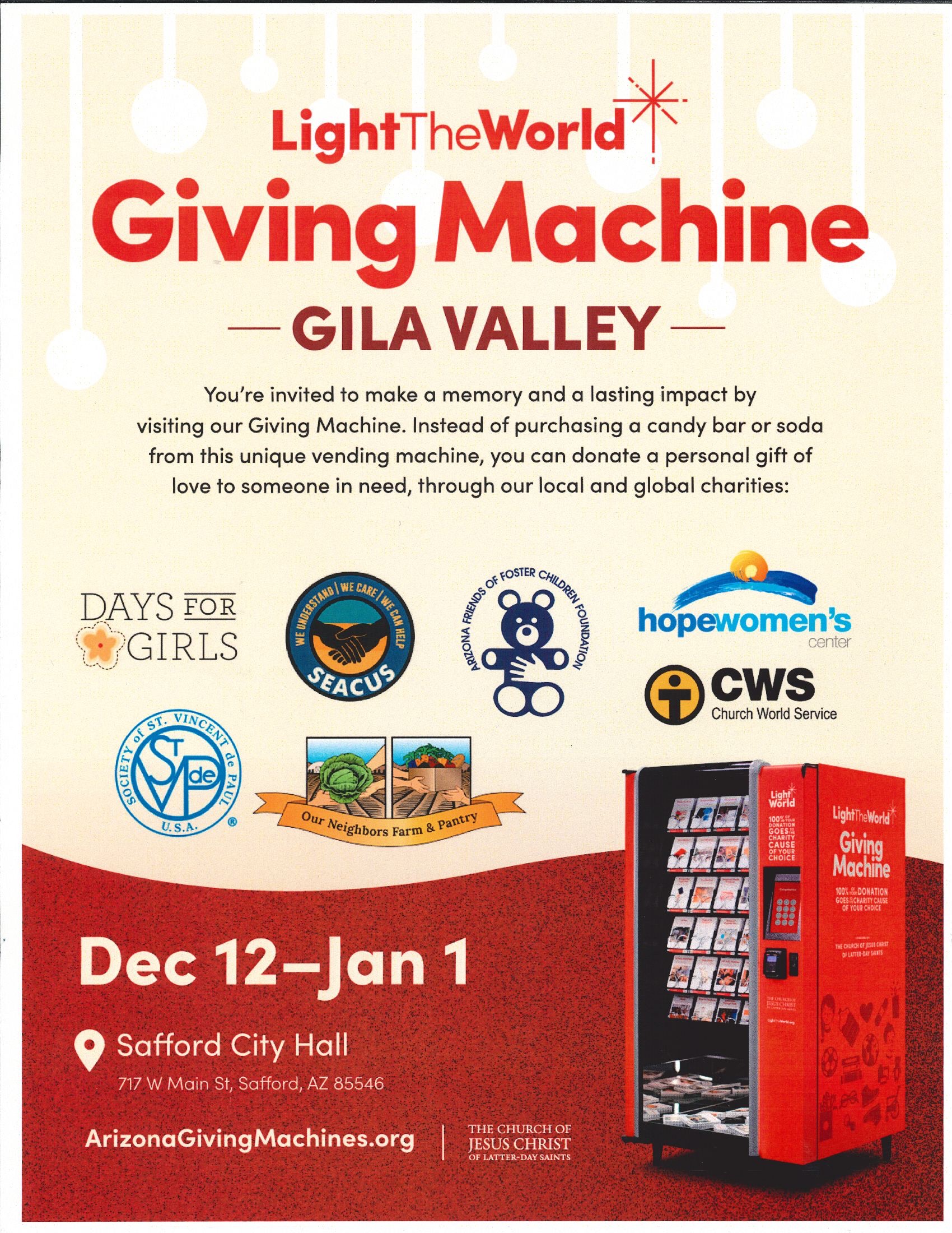 Gila Valley Giving Machine