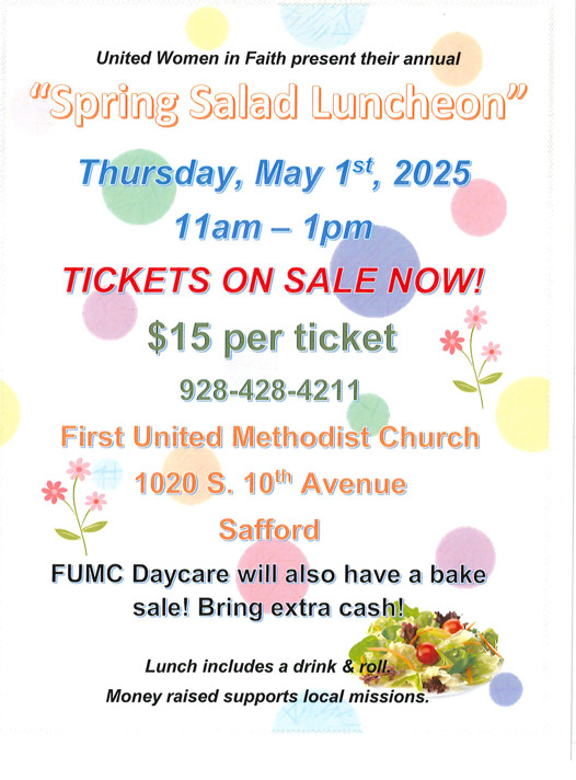 United Women in Faith Spring Salad Luncheon