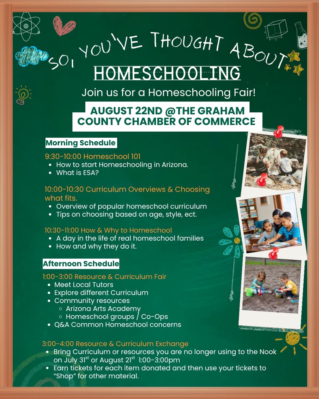 The Nook Learning Center Homeschooling Fair