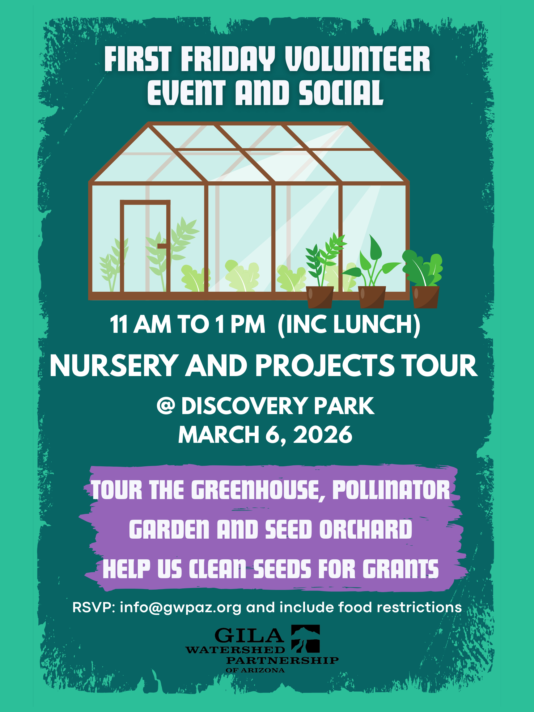 First Friday Volunteer Event and Social