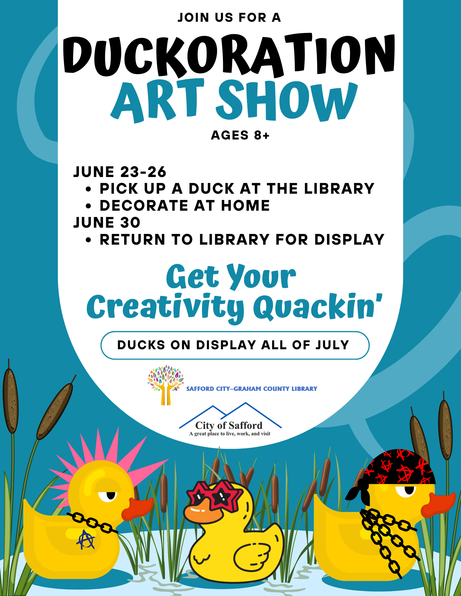 Duckoration Art Show (Ages 8+)