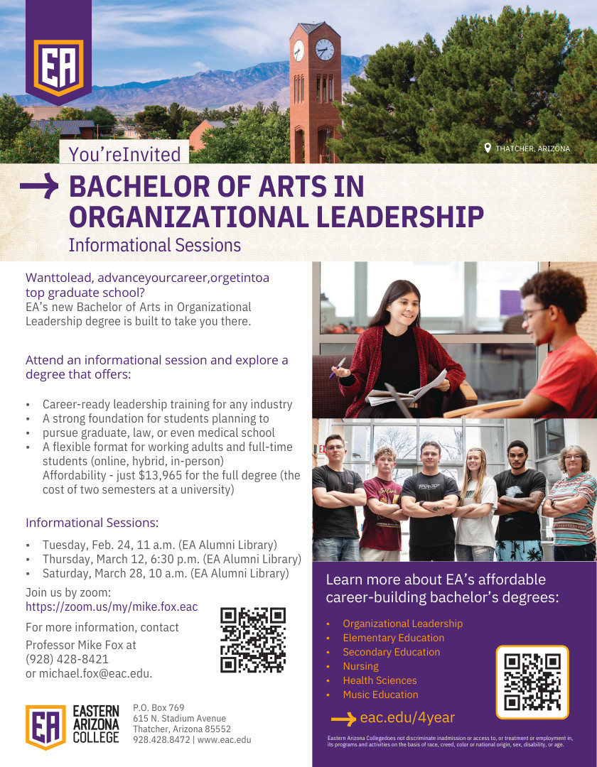 Bachelor of Arts in Organizational Leadership Info Session