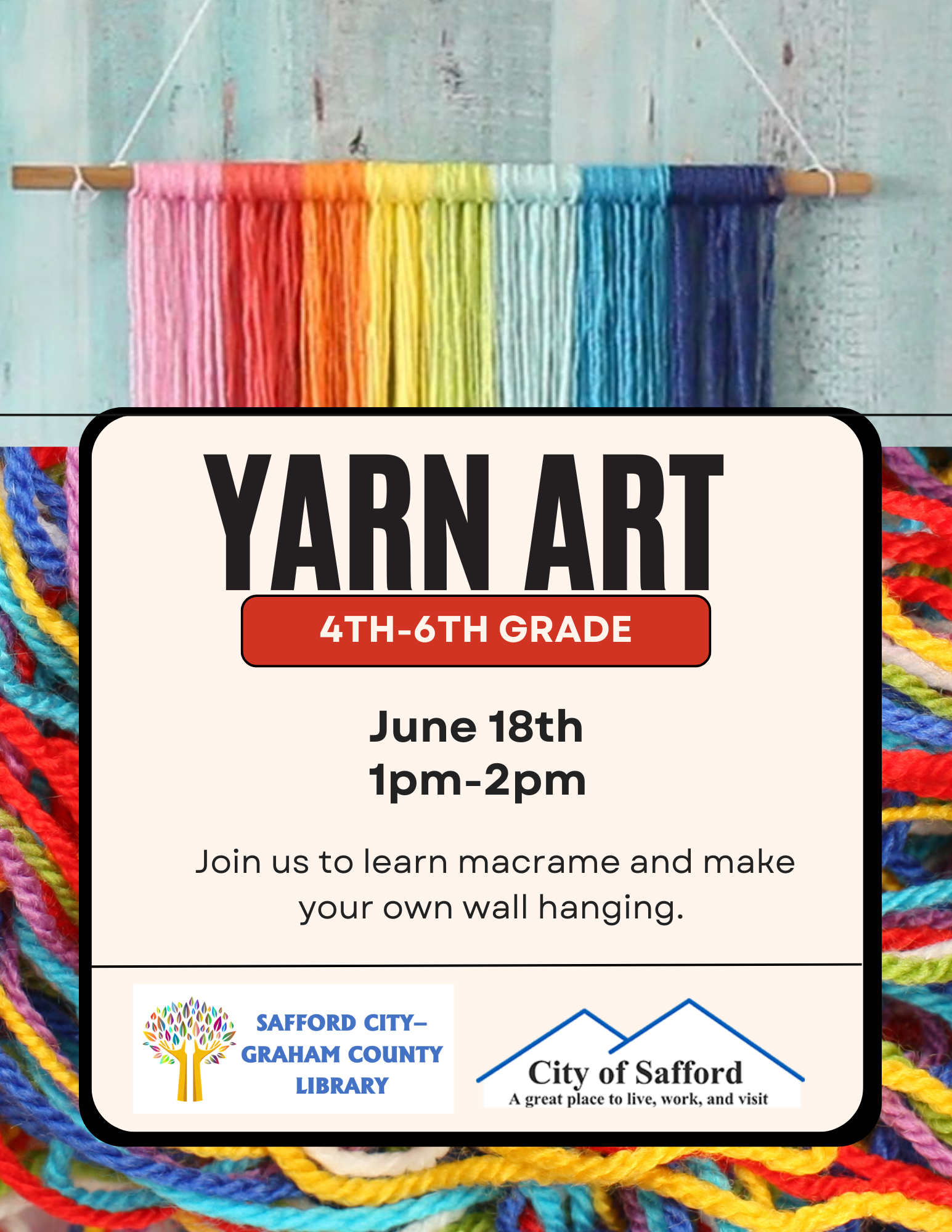 Yarn Art (4th- 6th Grade Program)