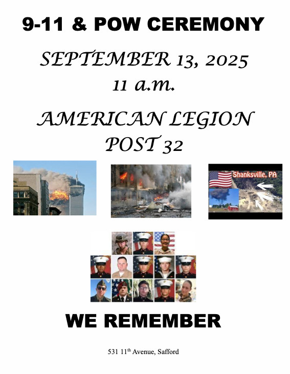 9-11 and POW Ceremony