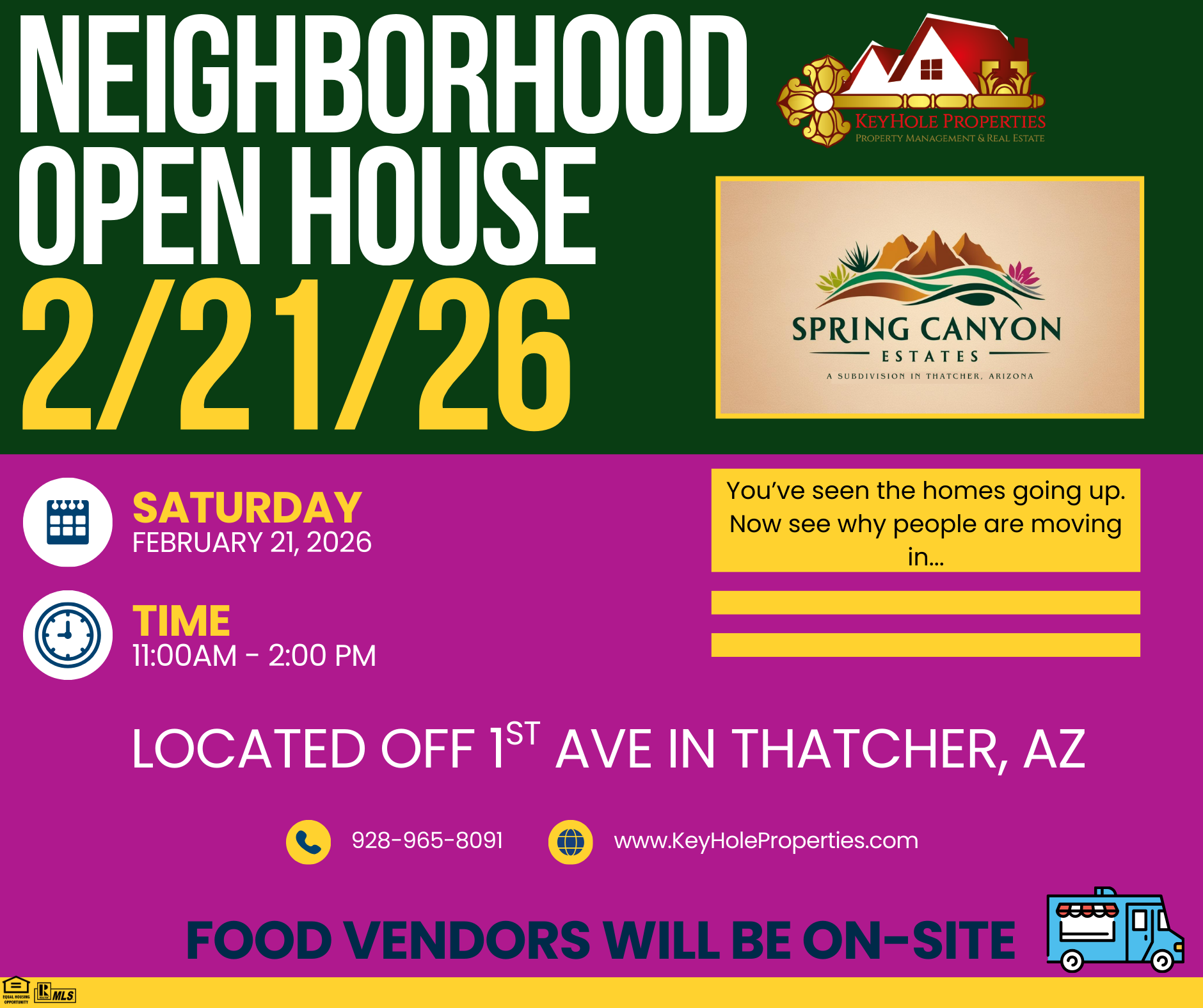 Spring canyon Estates Open House
