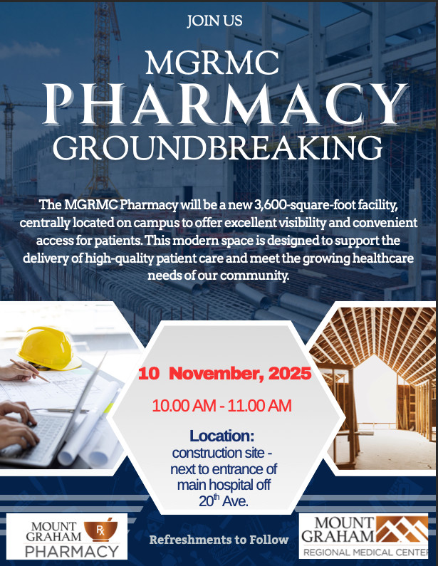 MGRMC Pharmacy Groundbreaking