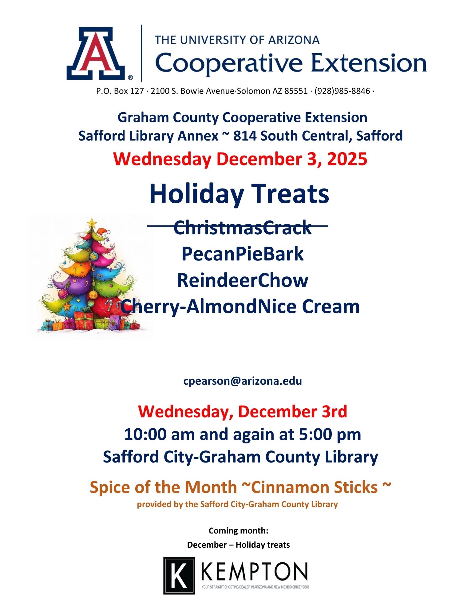 Cooking with the Cooperative Extension