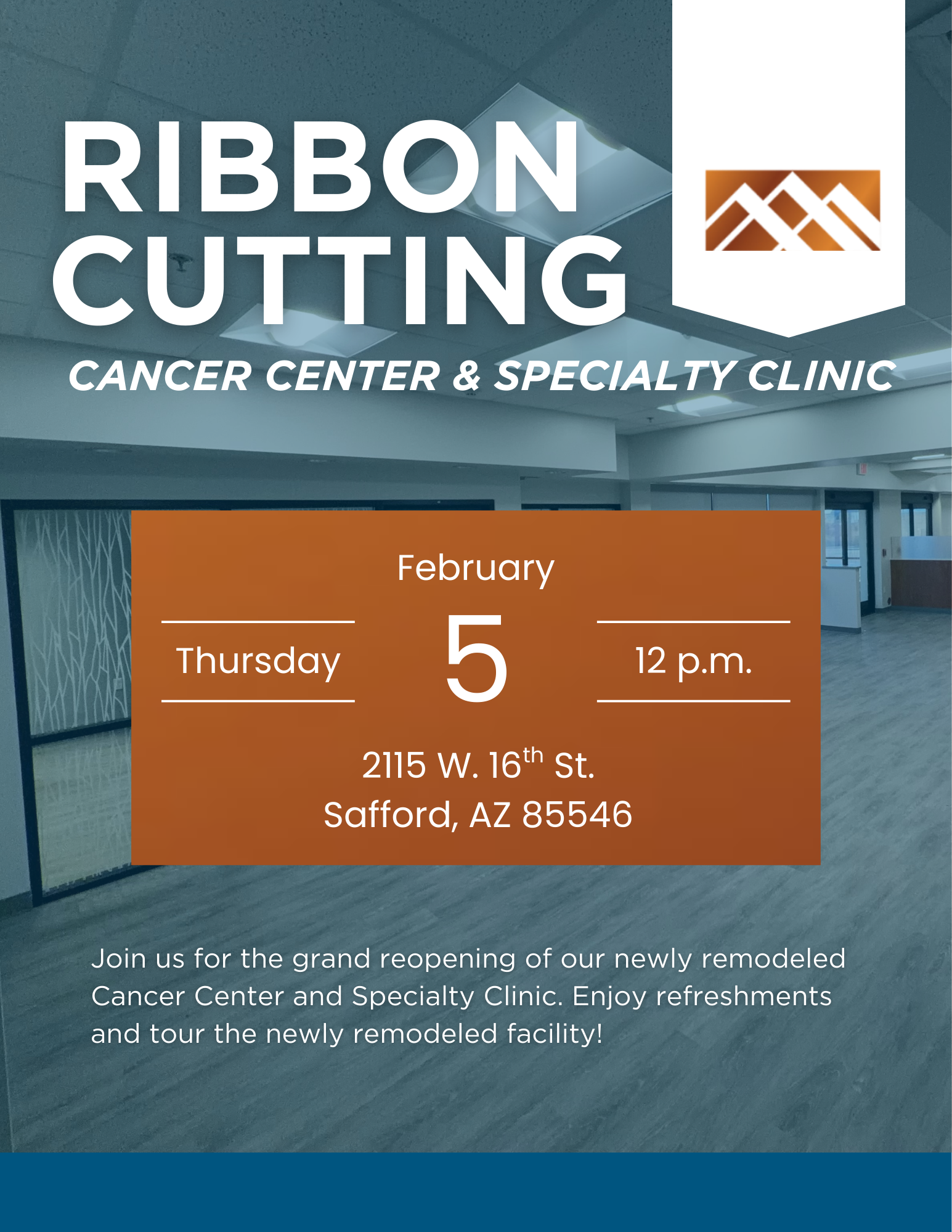 Ribbon Cutting for the Cancer Center and Specialty Clinic