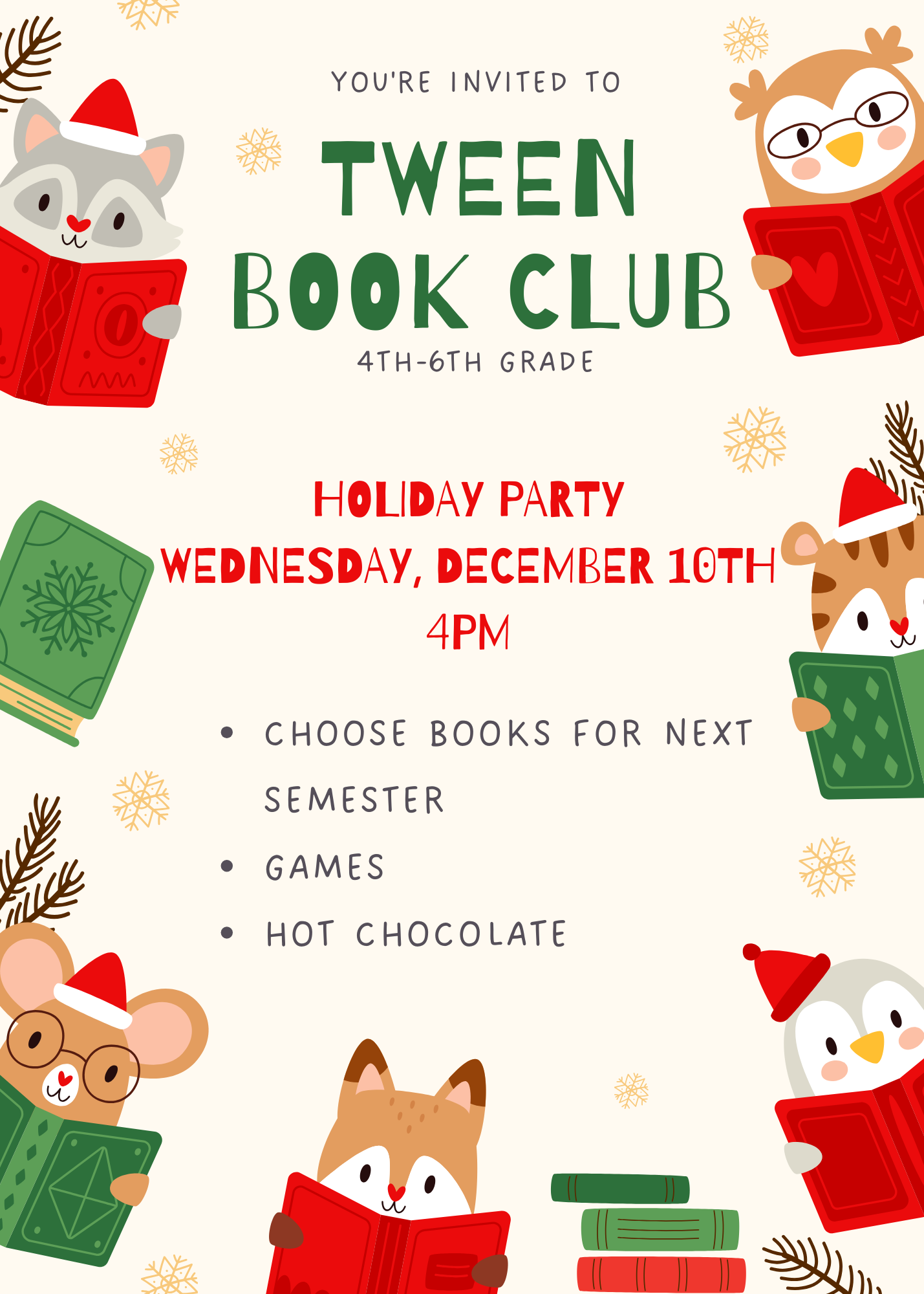 Tween Book Club