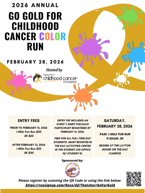 2026 Annual- Go Gold for Childhood Cancer Color Run