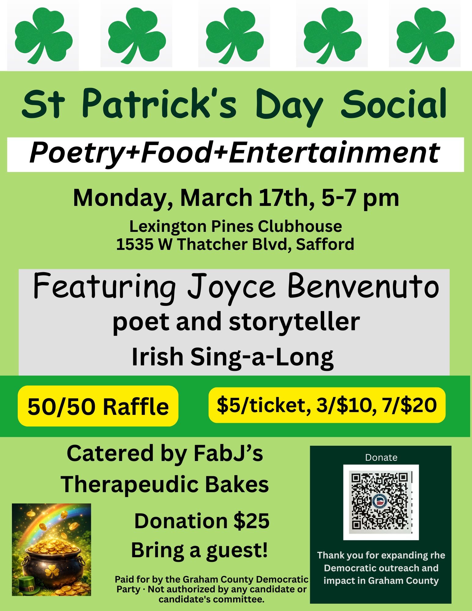 St Patrick's Day Social