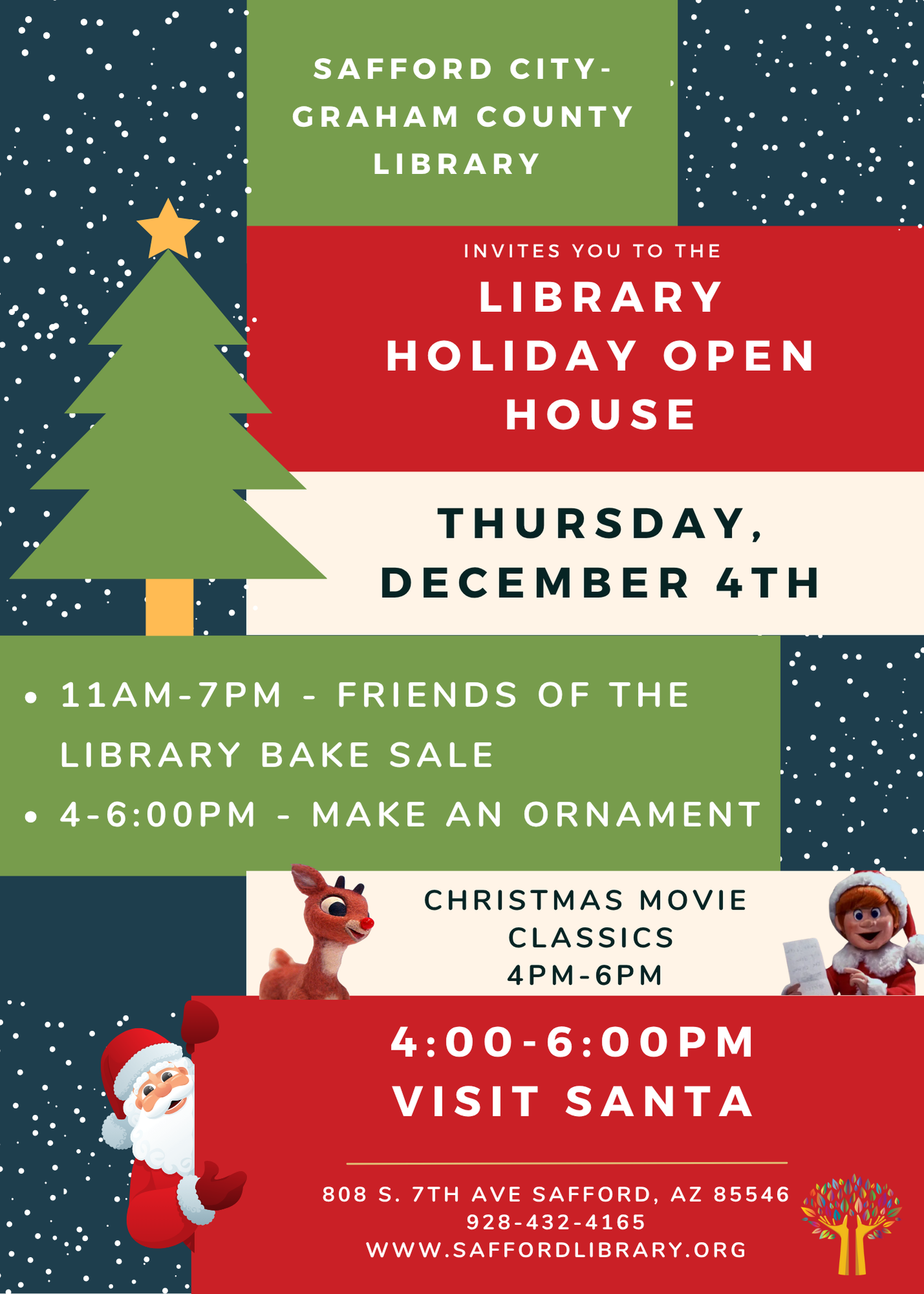 Safford City- Graham County Library: Holiday Open House