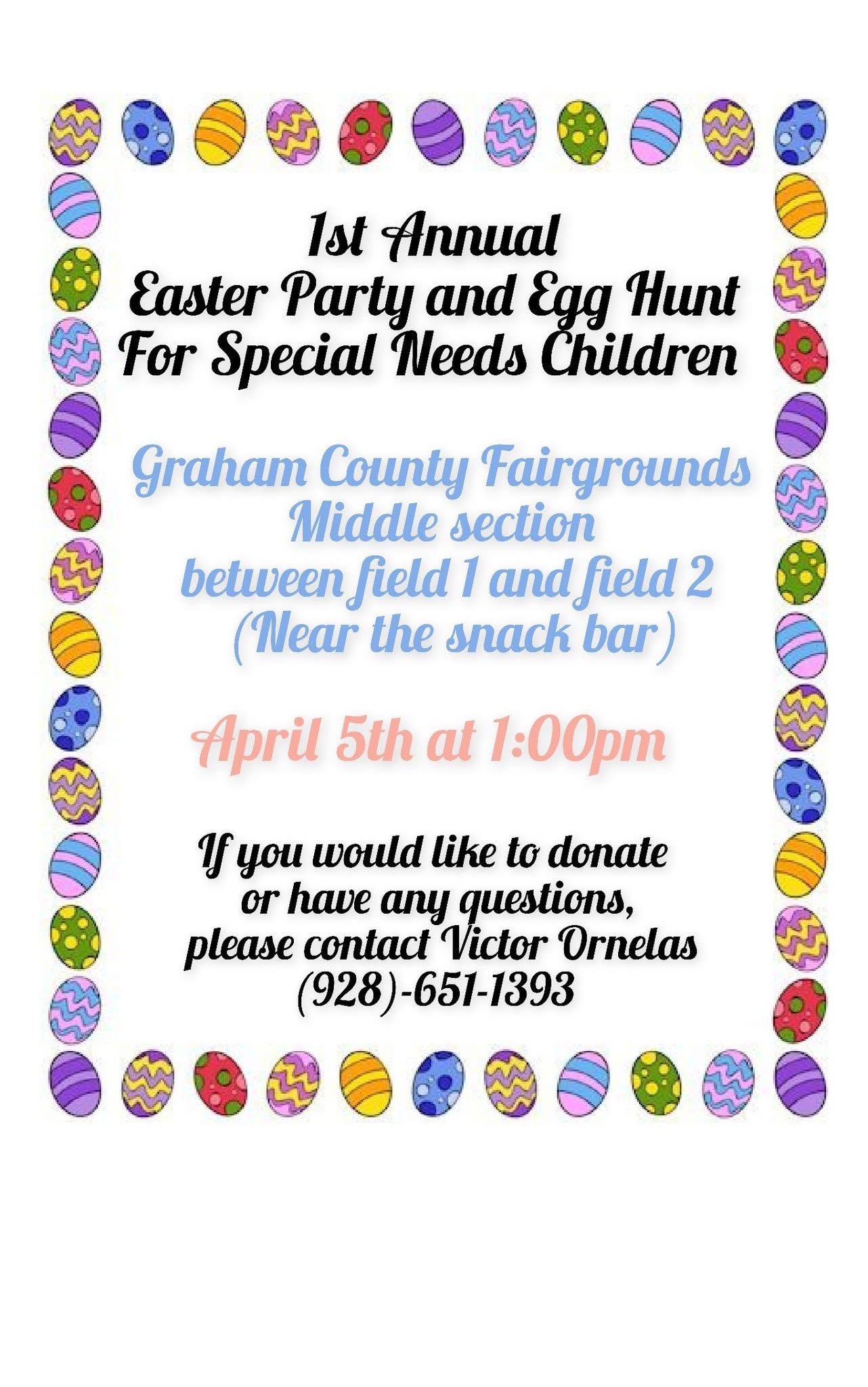 Easter Party and Egg Hunt for Special Needs Children