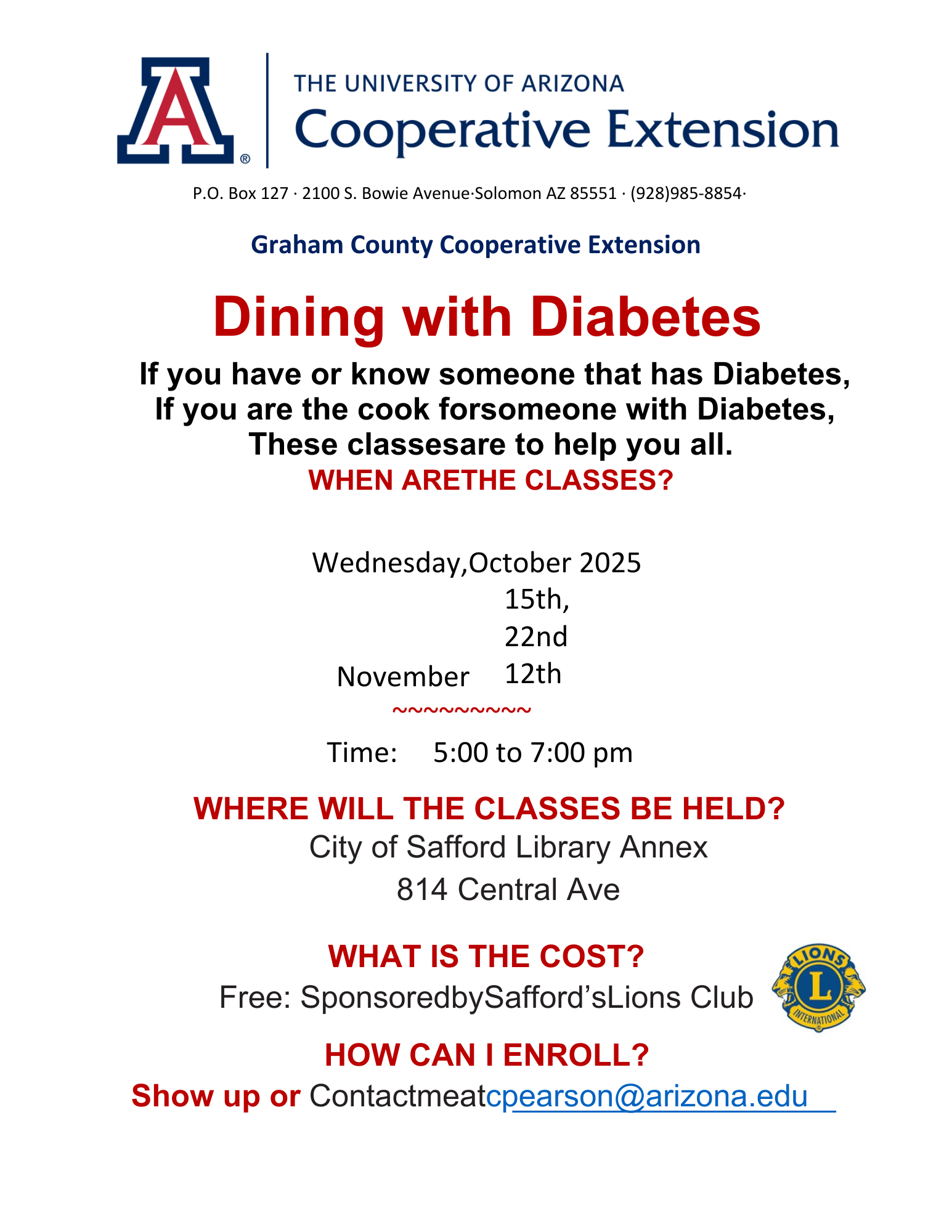 Dinig with Diabetes