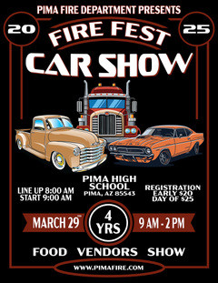Pima Fire Department Fire Fest Car Show