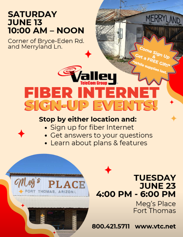 Fiber Internet Sign-Up Event,