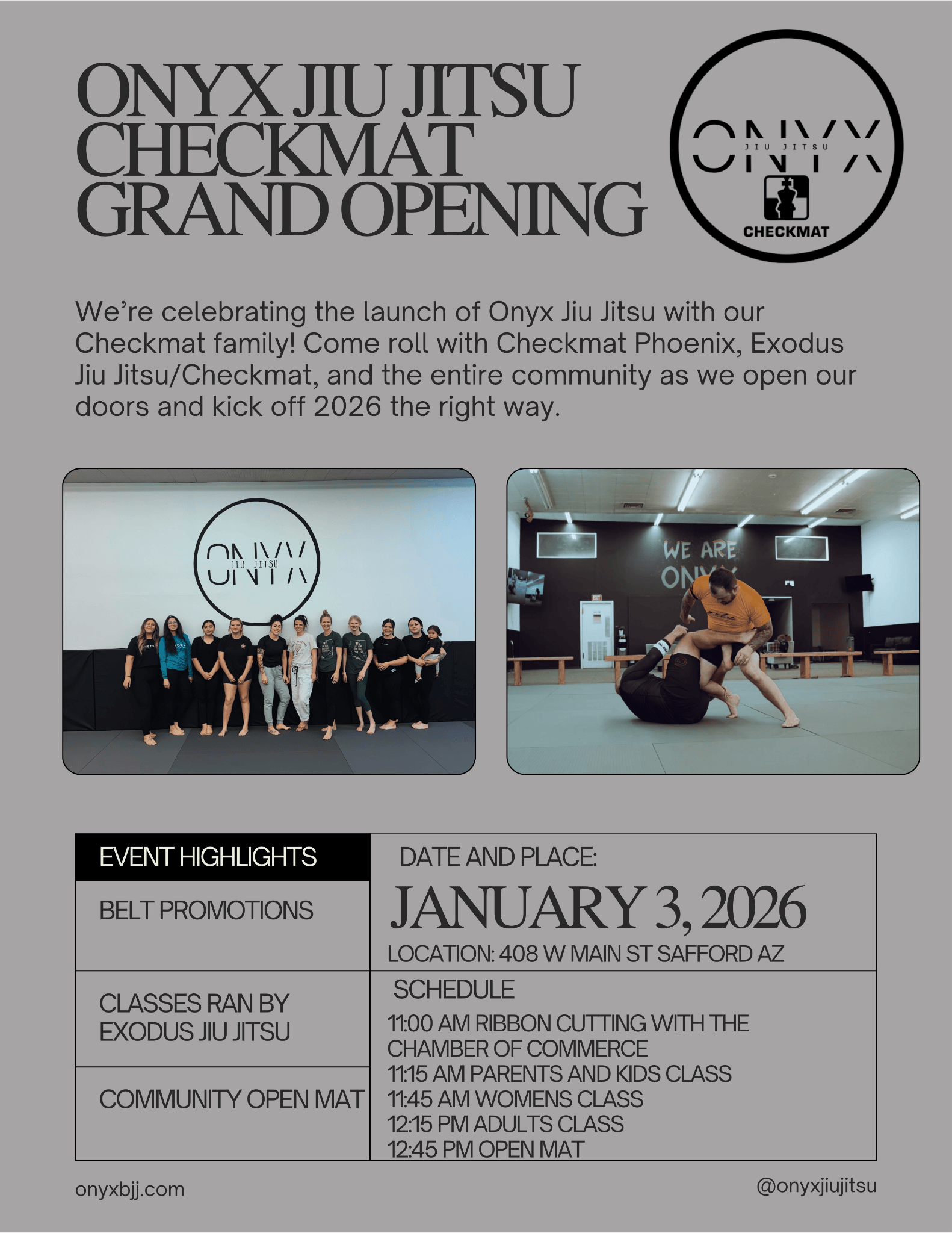 ONYX Jiu Jitsu  Grand Opening
