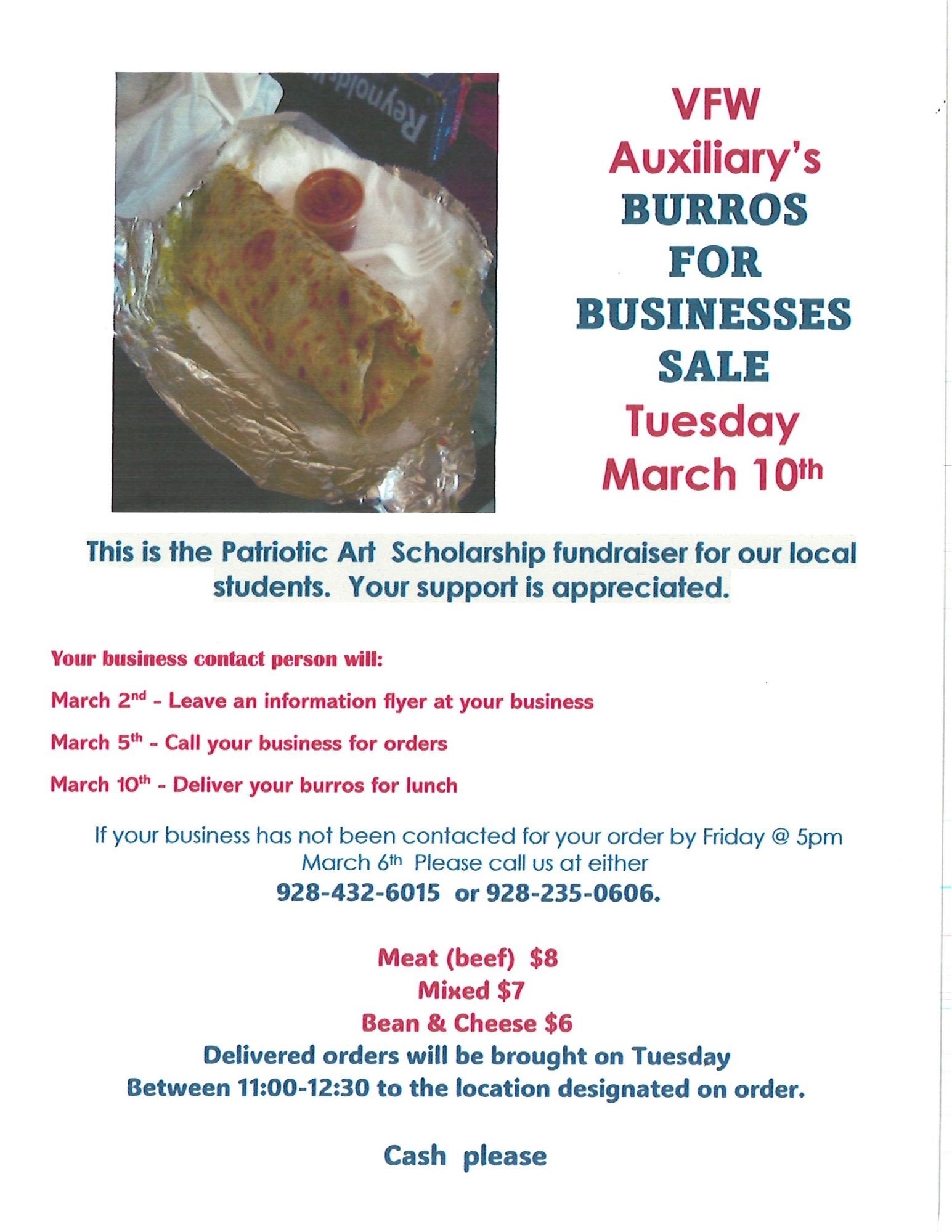 VFW Burros for Businesses Sale