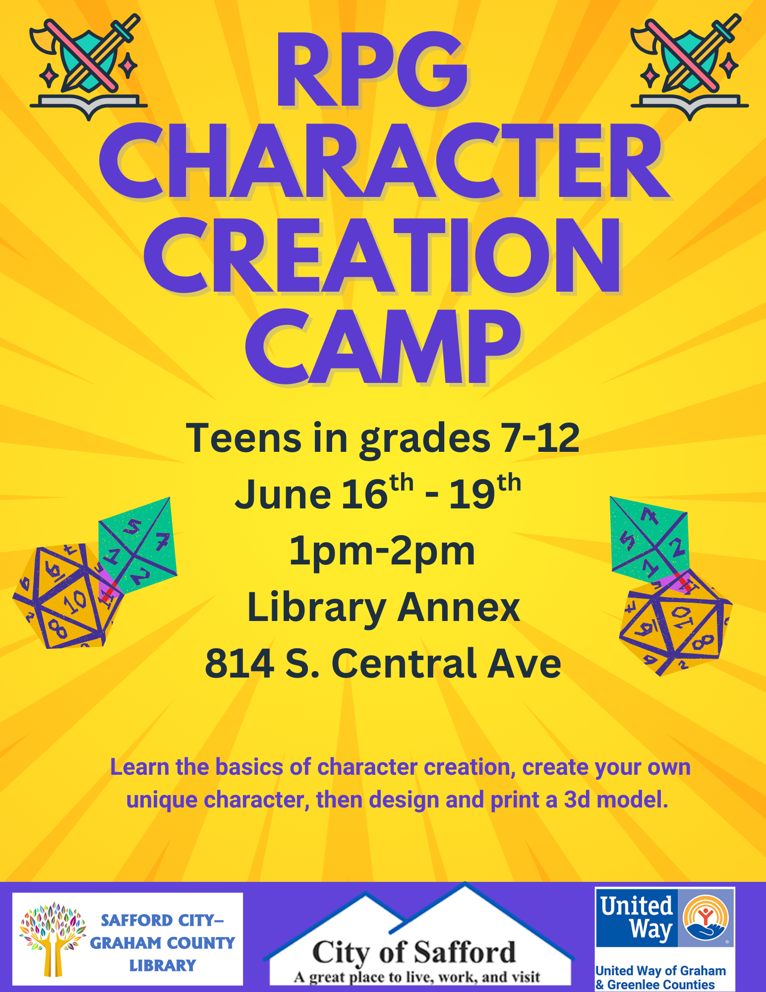 RPG Character Creation Camp