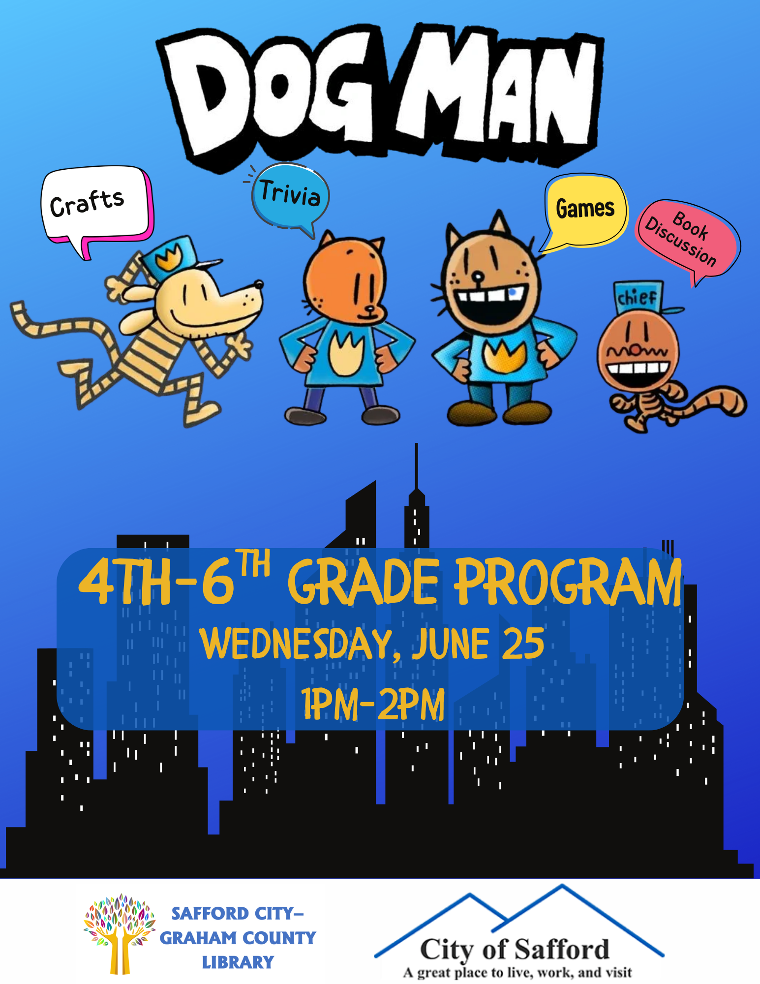 Dog Man Party (4th-6th Grade)