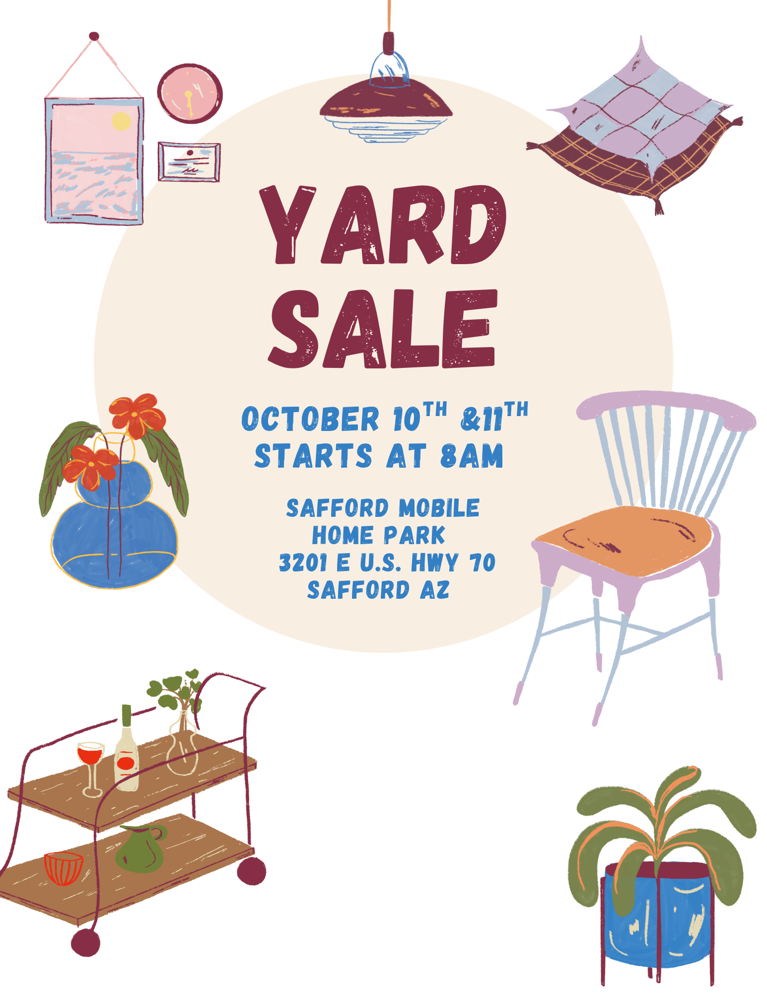 Safford Ranch MHP Yard Sale