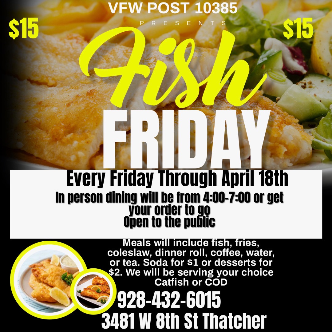 Fish Fry Fridays at the VFW