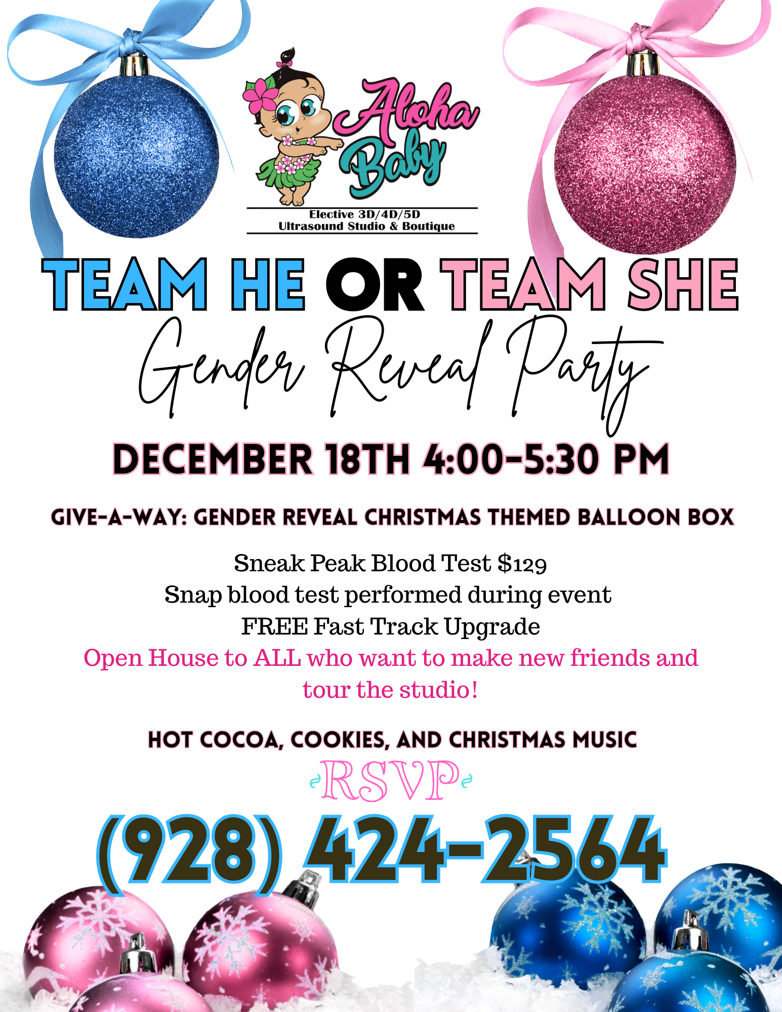 Aloha Baby- Gender Reveal Party