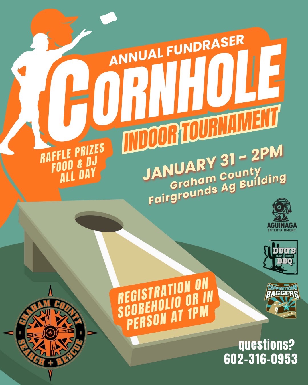 Graham County search and Rescue Cornhole Tournament