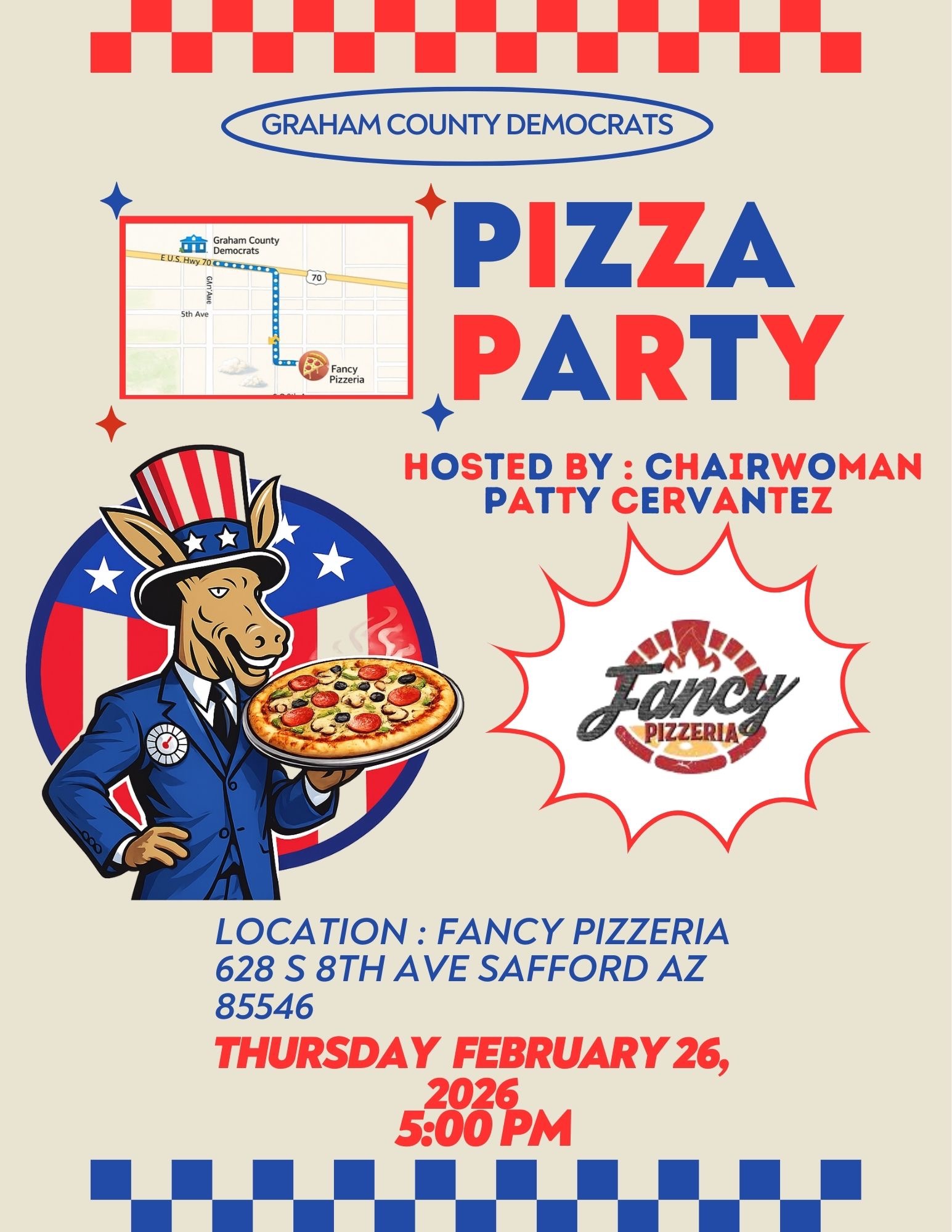 Graham County Democrats Pizza Party
