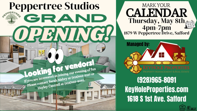Peppertree Studios Managed By KeyHole Properties Ribbon Cutting Ceremony