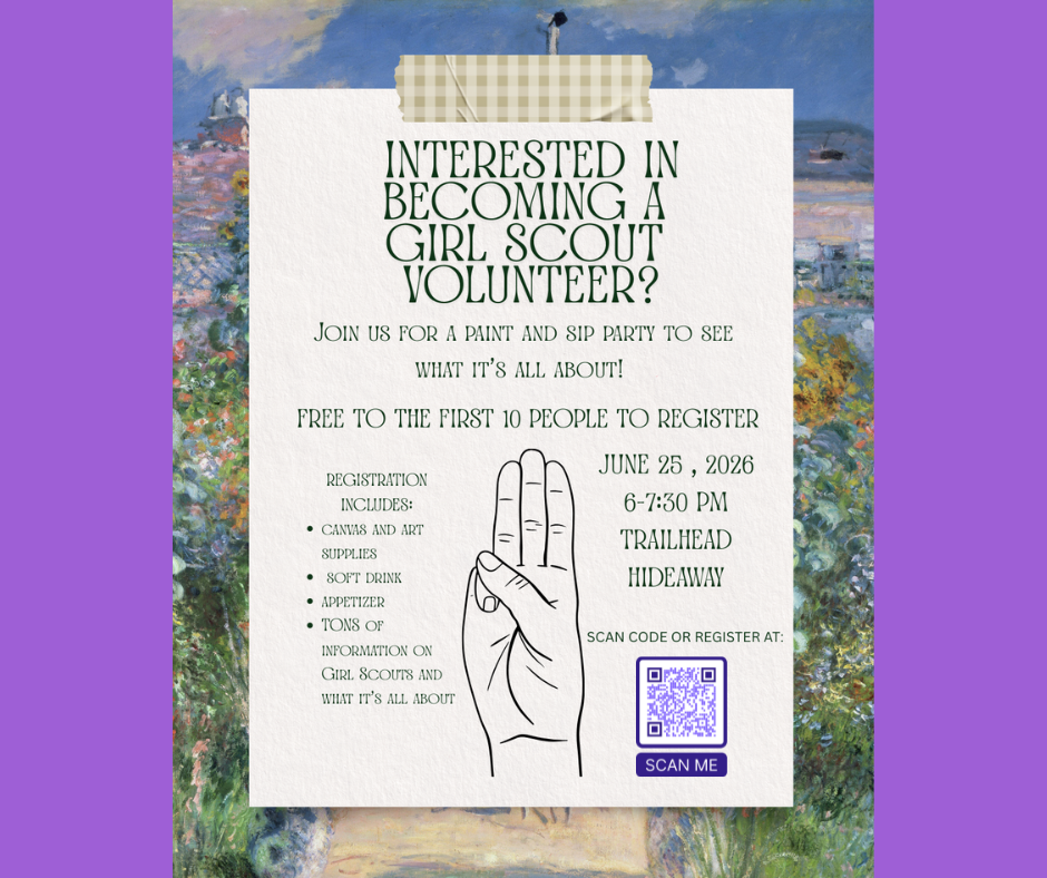 Girl Scouts - Volunteer Paint-and-Sip Recruitment Event